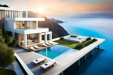 Modern Luxury House with pool. 