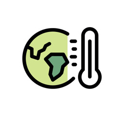 Eco related icon outline and linear vector.