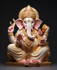 Adorable Ganesha A Cute Illustration