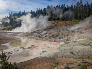 Yellowstone National Park Geysers