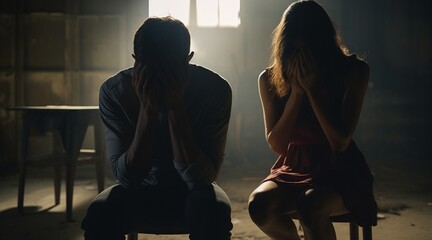 Fototapeta premium Ruptura de pareja. Divorcio