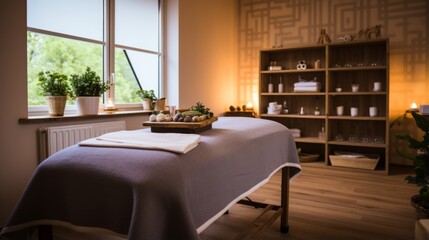 Wellness retreat pension with spa treatments and rejuvenating relaxation