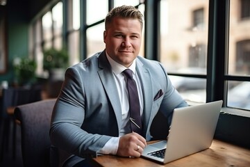 Fototapeta premium Plus Size Corporate Women