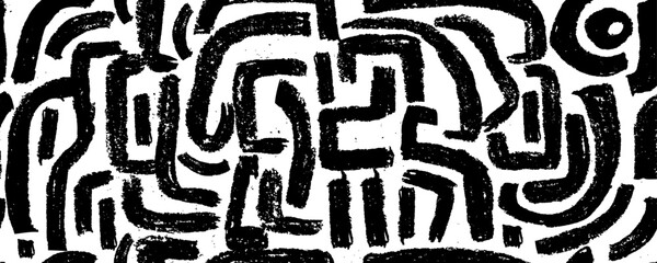 Linear peonies vector collection. Hand drawn chinese style black flowers. Doodle botanical elements isolated on white. Black ink sketch peonies with leaves. Flourish garden texture. Ink illustrtion. 