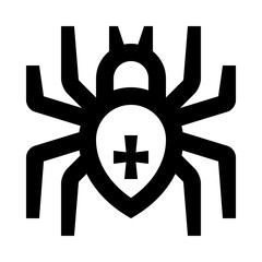 Naklejka premium Spider