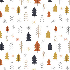 Happy New Year 2024. Minimalistic seamless pattern. Set for branding cover, card, posters. Pattern template