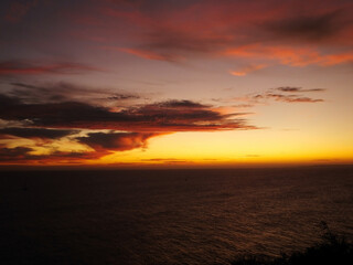Obraz premium Sunset and clouds