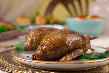 Stuffed pigeon with rice. It is impossible to imagine an Egyptian Ramadan table without pigeon “Hamam Mahshi”