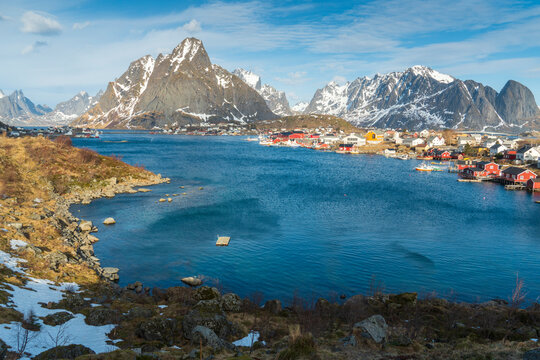 Reine in Leknes Moskenesoya island Lofoten archipelago Norway