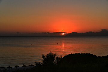 Sonnenaufgang am Platja de Muro