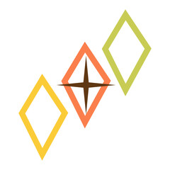 Retro Vintage Mid-Century Decoration Vector Elements