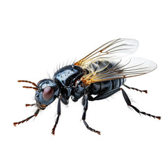 Fototapeta premium Flea on transparent background