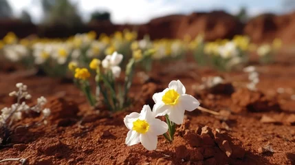 Fotobehang spring crocus flowers © faiz