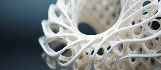Poster de jardin 3D White piece Printing detail  © TheWaterMeloonProjec