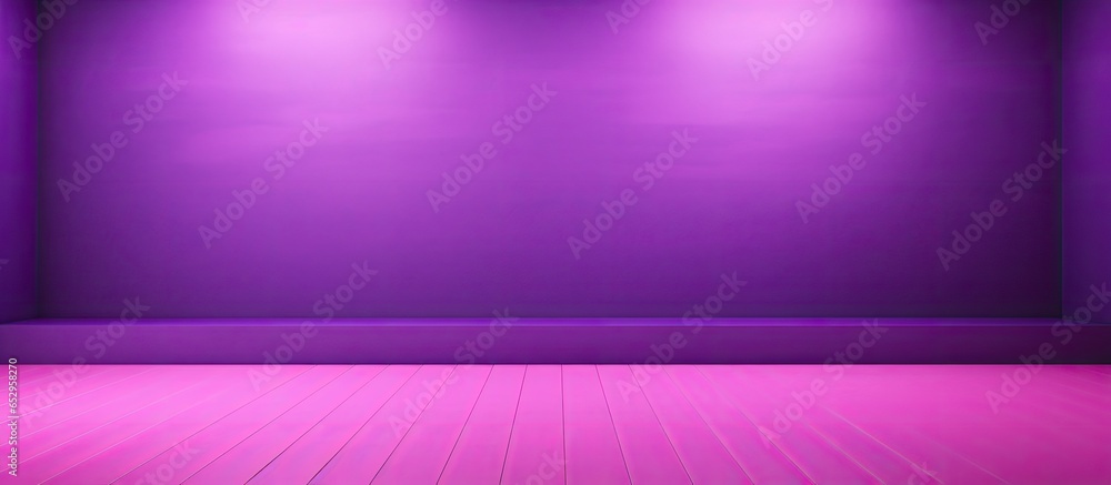 Poster purple studio with gradient background ideal for showcasing your product
