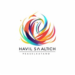 Abstract simple colorful logo.