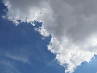 cloudy blue sky background