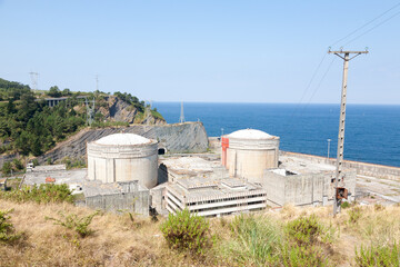 Lemoniz unfinished nuclear power plant, Spain