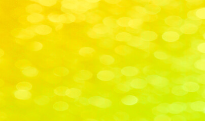 Yellow bokeh background with blank space for Your text or images