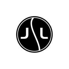 JL letter logo design on white background. JL creative initials letter logo concept. JL letter design.
