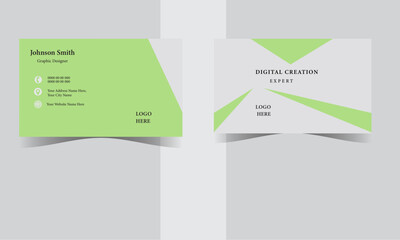 modern business card design City Background Business Card Design Template Creative and Clean Can be adapt to Brochure, Annual Report, Magazine Poster double sided business card design template Vector 