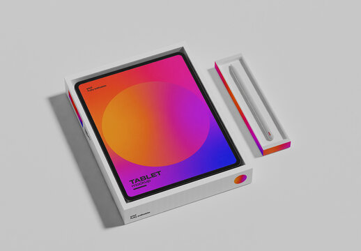 Tablet Packaging Mockup