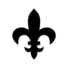 Fleur de lis heraldic icon. Vector © KR Studio
