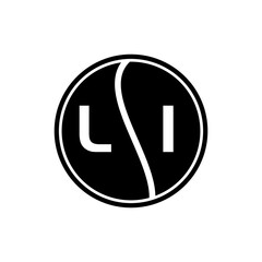 LI letter logo design.LI creative initial LI letter logo design. LI creative initials letter logo concept. - obrazy, fototapety, plakaty