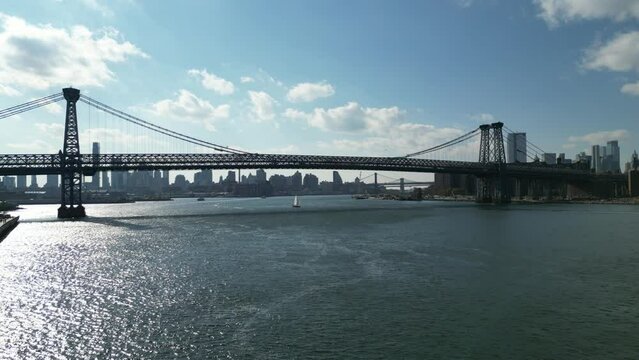Williamsburg bridge in NYC