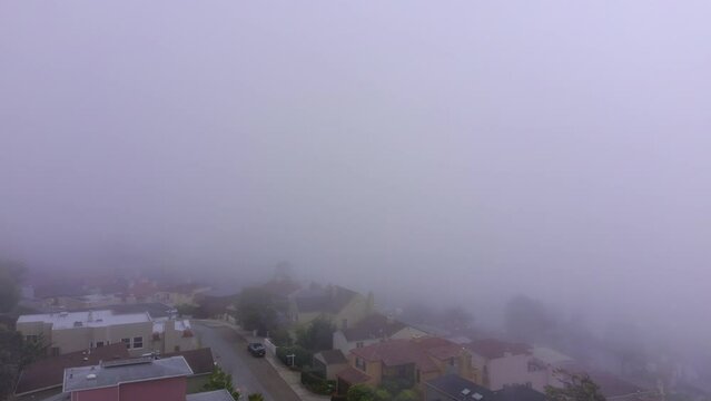 Fog in San Francisco, CA