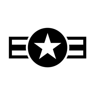 black air force logo