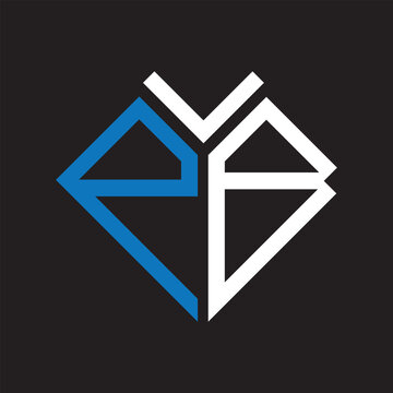 PB letter logo design. PB creative initials letter logo concept. PB letter design.
