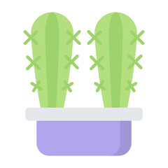 Cactus Flat Icon
