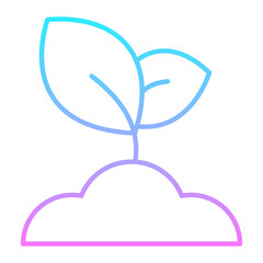 Plants Gradient Icon