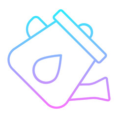 Watering Plants Gradient Icon