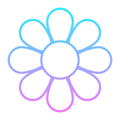 Flower Gradient Icon