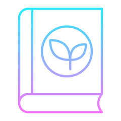 Plant Book Gradient Icon
