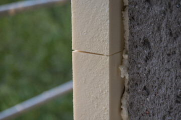 Insulation glued to the outer part of the boom.