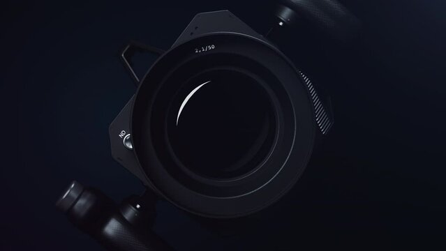 animation video camera with lens