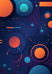 Epic Colorful Patterns Abstract Geometric Rhapsody Harmonious Geometry Dreams Colorful Abstract Symphony