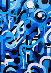 Elegant Colorful Rhythms Abstract Geometric Symphony Dynamic Chromatic Kaleidoscope Abstract Geometry