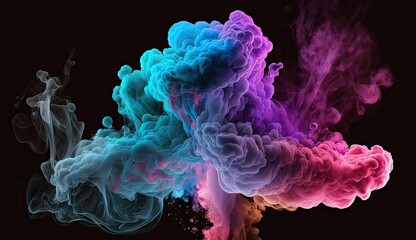 colorful mist background