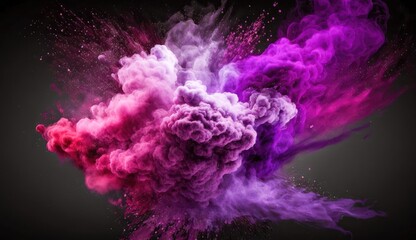 purple mist background