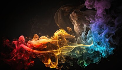 colorful mist background
