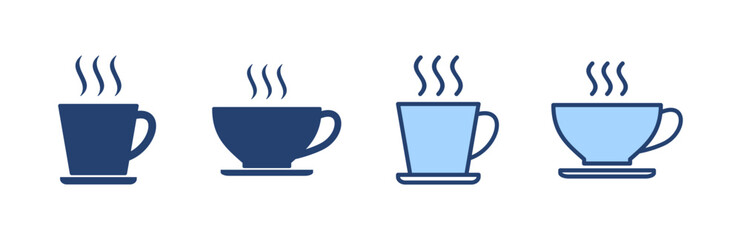 coffee cup icon vector. cup a coffee sign and symbol