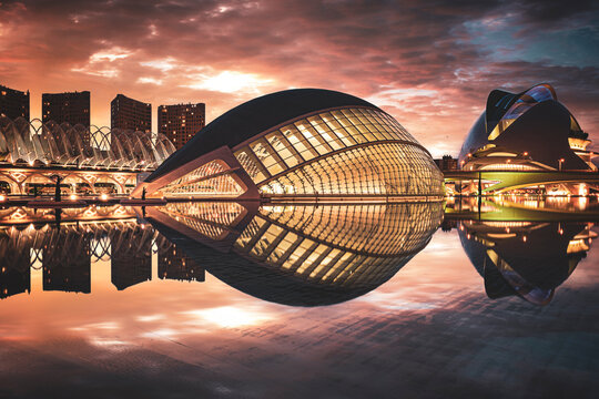 Photos of Valencia city taken from various places