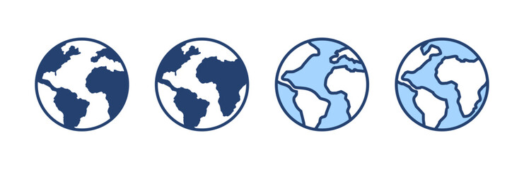 World map vector. Worldmap sign and symbol. Globe icon