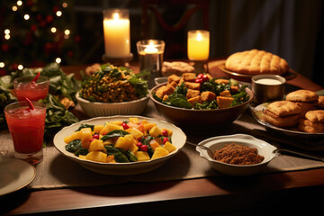 Kwanzaa feast table is a feast for the senses, celebrating the richness of African culture