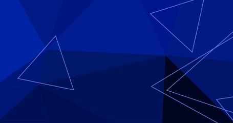 geometric blue modern geometric background with triangles