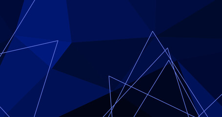 geometric blue modern geometric background with triangles